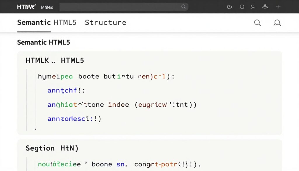 Basic HTML structure for movie streaming website