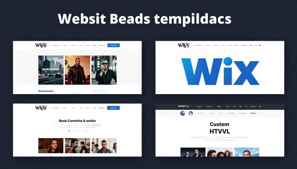 Comparison of website building platforms for movie sites