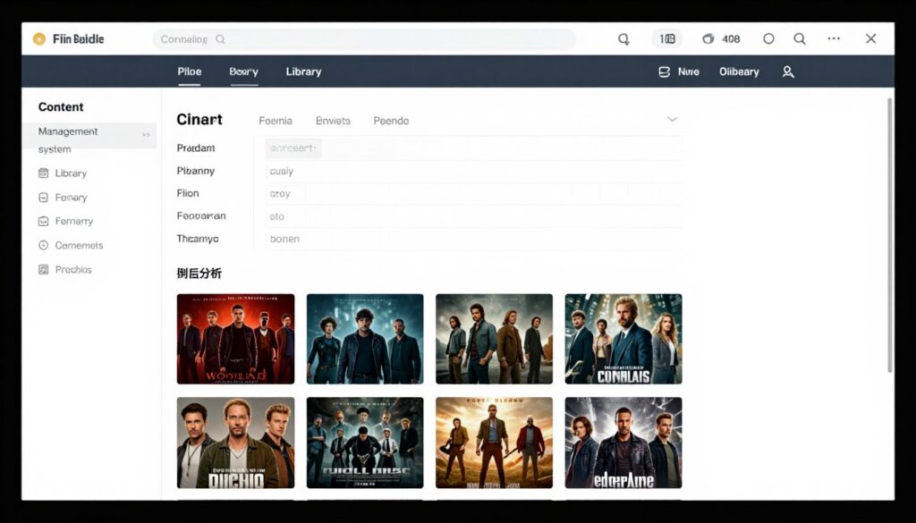 Content library organization and metadata entry