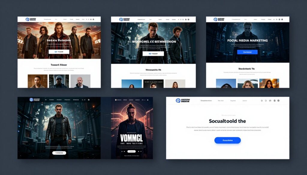 Social media marketing campaign assets