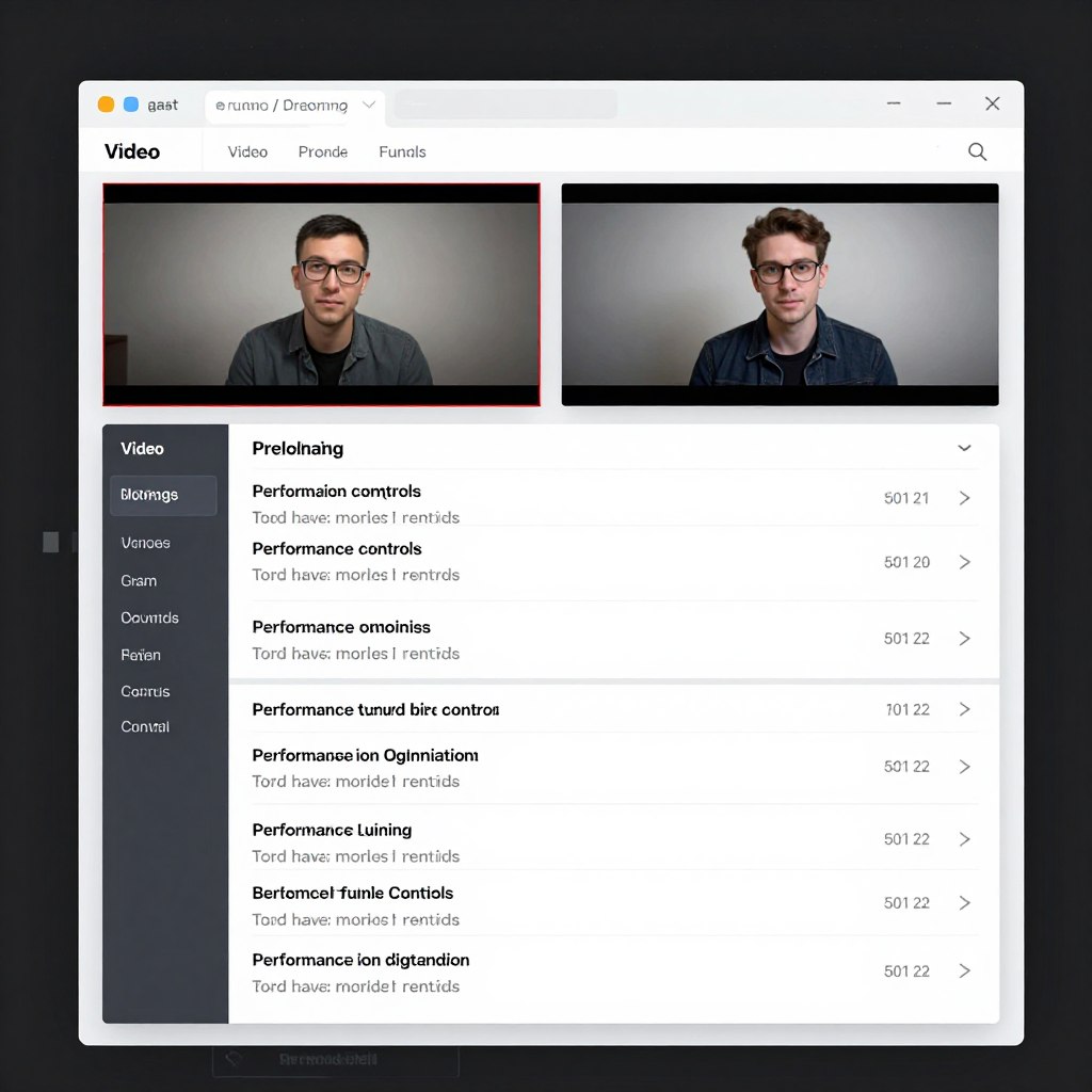 Video buffering and preloading settings